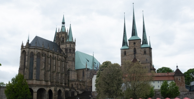 Dom St. Marien und die Severikirche in Erfurt
